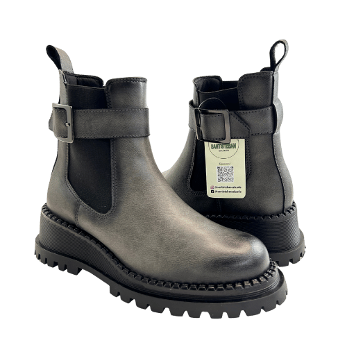 Botas Michigan Ecocuero con Hebilla - Estilo Urbano y Sofisticado ✨