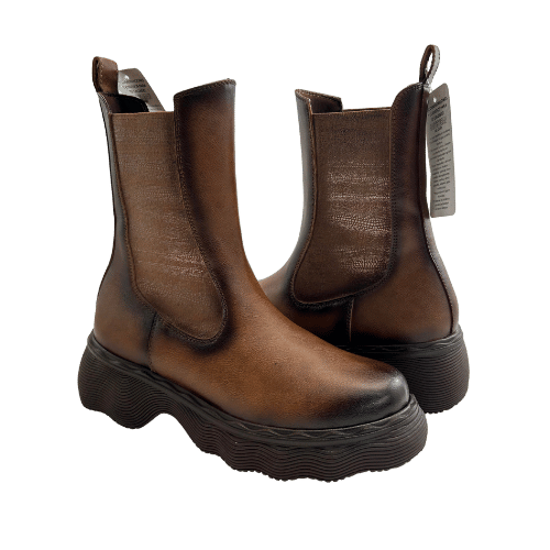 🤎 Botas Boston Ecocuero - Elegancia Rústica y Moderna ✨