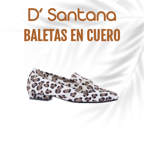 D' Santana: Baletas en cuero