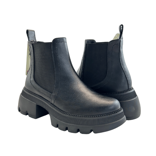 🖤 Botas de Ecocuero Negras Chelsea - Estilo Moderno y Atemporal ✨