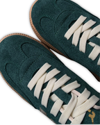 CALZADO GAMUZA VERDE ESMERALDA 14