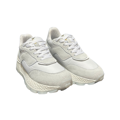 Sneakers Burdeos en Gamuza con Suela Chunky