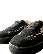 CALZADO GAMUZA NEGRO