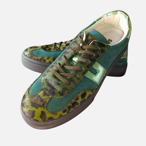 🐆 Tenis Bossa Nova Cuero Animal Print - Estilo Salvaje y Elegante 🐾